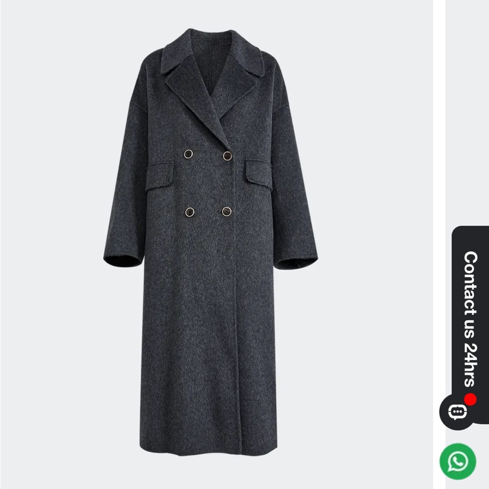 NEW Double-breasted Wool Coat (100% sheep’s wool)